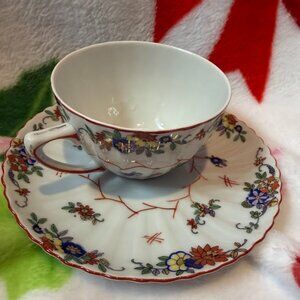 W&E Rosslau Teacup & Saucer Set